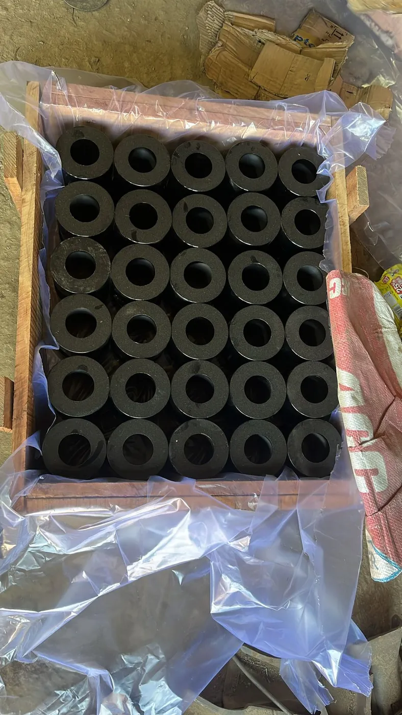 Guide bushings crated for dispatch